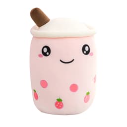 25-70cm Cartoon Fruit Bubble Tea Cup pillow stuffed soft Drink Apple Milk Tea back cushion fast food gifts for kids birthday