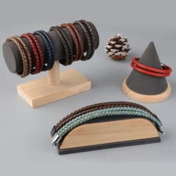 Genuine Leather Double Rope Braid Bracelet For Men Multicolor Choice Stainless Steel Magnetic Clasps Bracelets Men Jewelry