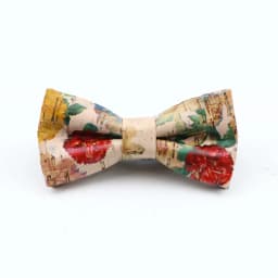 New Floral Cork Wood Bow Ties For Men Women Childern Wedding Casual Party Gift Fashion Novelty Handmade Solid Bowtie Accessories