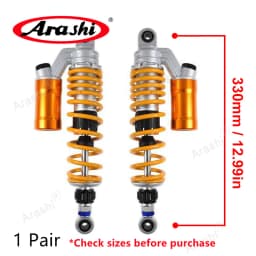 Arashi Rear Shock Absorber Nitrogen Air Shock Suspension For HONDA For YAMAHA For SUZUKI 425mm / 365 / 360 / 330 / 315 / 305mm