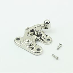 1Piece Metal Swing Lock Latch Lock Vintage Box Closure Clasp Buckle for DIY Bags Luggage Handbags Furniture Hardware Accessories