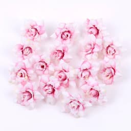 Rose Artificial Flowers Head 4CM Silk Fake Flowers for Home Hoom Decor Wedding Decorations DIY Crafts Garland Gift Accessories