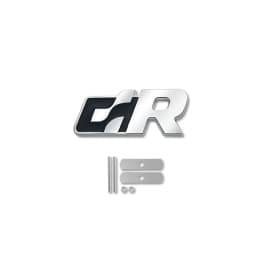 Car-Styling Metal Stickers SR Grille Emblem Badge For Jetta Golf 3 4 5 6 7 Beetle Passat Santana MK2 MK3 MK4 MK5 MK6 MK7 R32