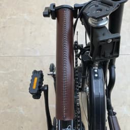 TWTOPSE Leather Bike Frame Protector Covers For Brompton Folding Bicycle A C P T Line Frame British Flag Cover Thick 1.8-2mm