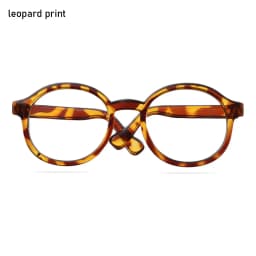 Colorful Mini Round Frame Glasses Eyewear Clear Lens Candy Color Eyeglasses Style For Bjd Blythe Plush Doll Accessory Gift