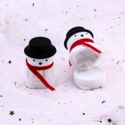 One Piece Velvet Jewelry Box Gift Box Container Wedding Ring Box Ring Case Earrings Holder For Jewelry Display& Jewelry Package