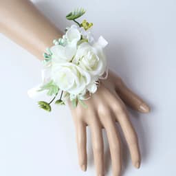 White Brooches Man Suit Shirt Collar Lapel Pin Brooch Pins Wedding Party Accessories Bridesmaid Bracelet Flowers Corsages Flower