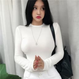 Summer Top Long Sleeve Korean Style Spring Fall Sexy T Shirt Women 2024 Fashion Elasticity Woman Clothes Slim Tees Tops Femme