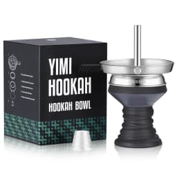 Yimi Hookah Premium Stone Shisha Head With Charcoal Holder Pipe Screen Shisha Bowl Chicha Accessories
