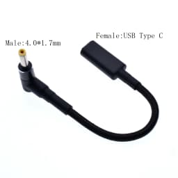 100W Type C Plug Converter USB Type C Female to Universal Laptop Adapter Connector Jack USB C 100W PD Fast Charging Cable Cord