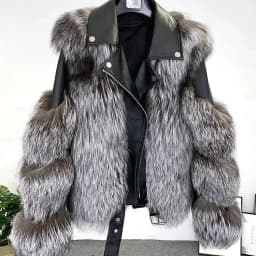 Winter New Real Fox Fur Coats With Genuine Sheepskin Leather Wholeskin Natural Fox Fur Jacket Outwear Luxury Women New
