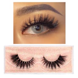 FOXESJI Lashes 3D Mink Eyelashes Natural Long Fluffy Dramatic Strip Eye Lashes Eyelash Extension Soft False Eyelashes Makeup