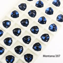 Crystal Rhinestones Fat Triangle All Color Sew On Stones Glass High Quality Flatback Sewing Rhinestone For Clothes Dress Shoes