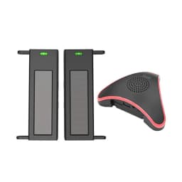 HTZSAFE Solar Beam Sensor Driveway Alarm System-400 Meters Wireless Range- 60 Meters Sensor Range-DIY Home Security Alerts