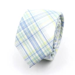Men's Check Stripe 6cm Tie 100% Cotton Neckties Gift For Man Plaid Series Wedding Party Gift Accessories Women's Anime Tie