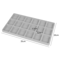 Flocked Bead Board Plate For DIY Bracelet Necklace Beading Jewelry Making Organizer Tray Design Craft Measuring Tool Accessories