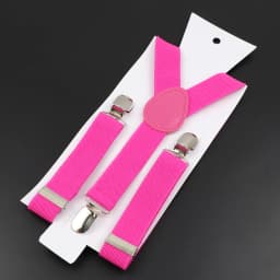 Hot Sale Solid Color Elastic Leather Children Suspenders Adjustable Straps For Kids Boy Girl Shirt Pants Skirt Classic Accessory