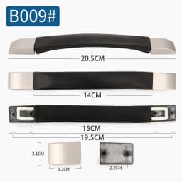 SUZAOZHE Suitcase Luggage Replacement Handle Travel Suitcase Handle Strap Factory Replacement Zinc Alloy Grip Carry Grip