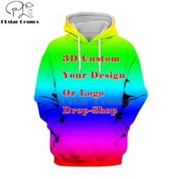 DIY Custom Full printing 3D Hoodies Create Design Photo/You Want Pattern Personalized Customized Zipper Sweatshirts oversize