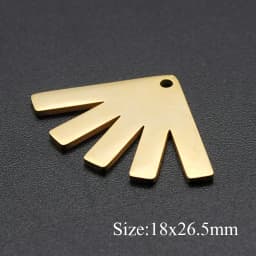 10pcs/lot 316 Stainless Steel Different Geometric DIY Earring Connectors Findings Charm Pendant Wholesale  OEM Order Accepted
