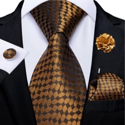 Floral Pink Ties For Men Wedding Party Man Tie Handkerchief Brooch Cufflinks Set Men Accessories Gravata
