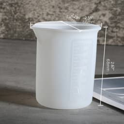 100ML Silicone Measuring Cup Handmade DIY Jewelry Making Tools Crystal Epoxy Resin Mixed Measure Accessories