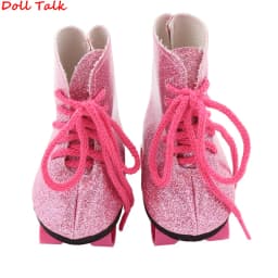 7 cm Doll Shoes For 18 Inch American Doll & 43 cm Born Baby Doll Boots For 43 cm Baby, Nenuco,Our Generation,Girl's Gift