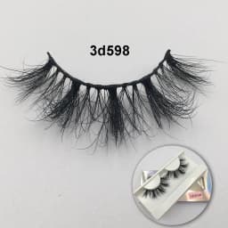 RED SIREN Fluffy Mink Lashes Short Messy Wispy Natural Eyelashes 10mm-18mm Hamdmade Real 3D Mink Eyelashes Makeup False Lashes