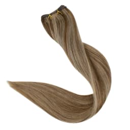 Full Shine Human Hair Weft Extensions Hair Bundles 100g Sew In Silky Straight Remy Skin Double Weft For Salon