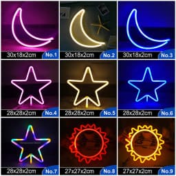 LED Neon Light Sign Strip New 189 Styles Wall Art Lamp Nightlight LOVE Heart Animal Cat Figure Model Decor Room Shop Xmas Gift
