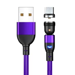 540 Rotate Magnetic Cable Fast Charging Mobile Phone USB C Cable For iPhone 12 Pro MAX Samsung Xiaomi Huawei P50 Magnetic Cable