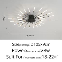 QIYIMEI Modern Ceiling Lights LED Luster Indoor Lighting For Bedroom Hall Living Kids Room Acrylic Lamps Fixture Frame 175-260V