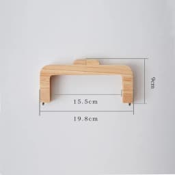 1 Sets 20 Cm Wholesale Wood Kiss Lock Handmade Screws Holes Sewing Wooden Purse Frame Handbag Accessories Wood Purse Bag Handles