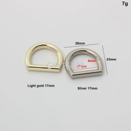 10-30pcs 5 colors 15 16 17 20 23mm die casting poilshed d ring for woman leather bag round edge connector buckle hardware