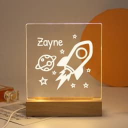 Drop Shipping Personalized Nightlight USB LED Customized Name 3D Lamp Decoration Bedroom Toys Birthday For Baby Children Gift
