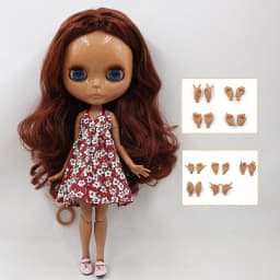 ICY DBS Blyth doll jointed body 30CM BJD nude doll and nude doll clothes shoes handmade set fashion doll girl gift