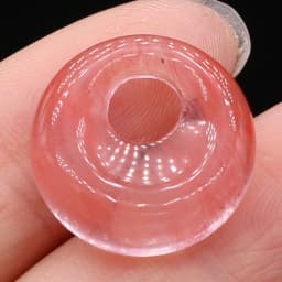 2Pcs Natural Stone Pendants Round Lapis lazuli BIg Hole India Agates Charms for Jewelry Necklace Earring Accessories 18mm