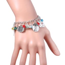 TV show Friends Charms Bracelet Central Perk Coffee Time Pendant Bangles Bracelets for Women Men Jewelry Gift