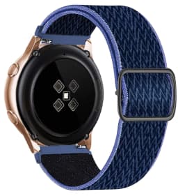 20mm 22mm strap For Amazfit bip 6/Samsung Galaxy Watch 7/6/5/4 classic Nylon Elastic HUAWEI GT5/Redmi watch 5 active Lite band
