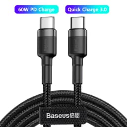 Baseus 100W USB C To USB Type C Cable PD Fast Charging Charger Cord 5A USB-C Type C Cable For iPhone17 MacBook Samsung Xiaomi