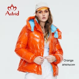 Astrid 2022 Winter Women's Parkas Oversize Thick Cotton warm Jacket Female Coats with Hooded Fashion padded Casual Loose Outwear