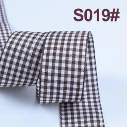 5Yards/Roll Plaid Ribbons Grosgrain Ribbon Gift Wrapping Polyester Ribbon Handmade DIY Bow Wedding Party Home Decor