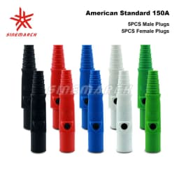 10PCS R-LOK 150A Male Female Plug Set Single Pole Power Connector Highly Insulated Housing High Conductivity
