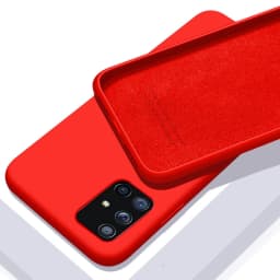 Case For Samsung Galaxy A50 A51 A70 A71 S20 S21 S10E S10 Plus Note 8 9 S9 S8 Coque Luxury Original Liquid Silicone Soft Cover