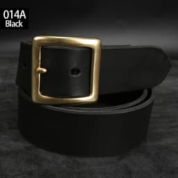 39mm Genuine Leather High Quality Belts For Men Jeans Cowskin Casual Belts Cowboy Waistband Solid Brass Pin Belt Buckle
