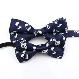 Men's Music Theme Bow Ties Polyester Parent-Child Bowtie Set Piano Stave Guitar Star Pattern Mens Party Prom Cravat Accessory
