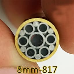 8mm Mosaic Pin Rivets for Knife Handle Screw Decorate 21 Kinds Design Exquisite Style Length 9cm