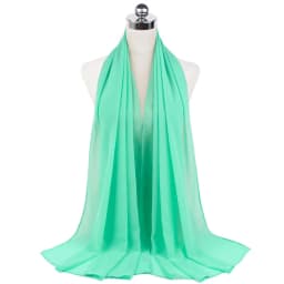 New Premium Plain Chiffon Scarf Muslim Hijab Instant Shawl Soft Ball Bubble Chiffon Head Wraps Islamic Lady Women Hijabs