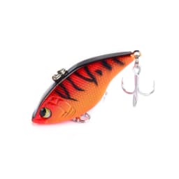 1Pcs Vib Fishing Lure 5cm 15g Sinking VIB Lure Artificial Wobbler Noise Lipless Crankbait for Bass Pike Full Swimming Layer