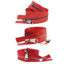 20/30/40/50/60/70/80cm 5# Colorful High Quality Open-end Double Sliders Metal Zipper DIY Handcraft For Cloth Pocket Garment Bags
